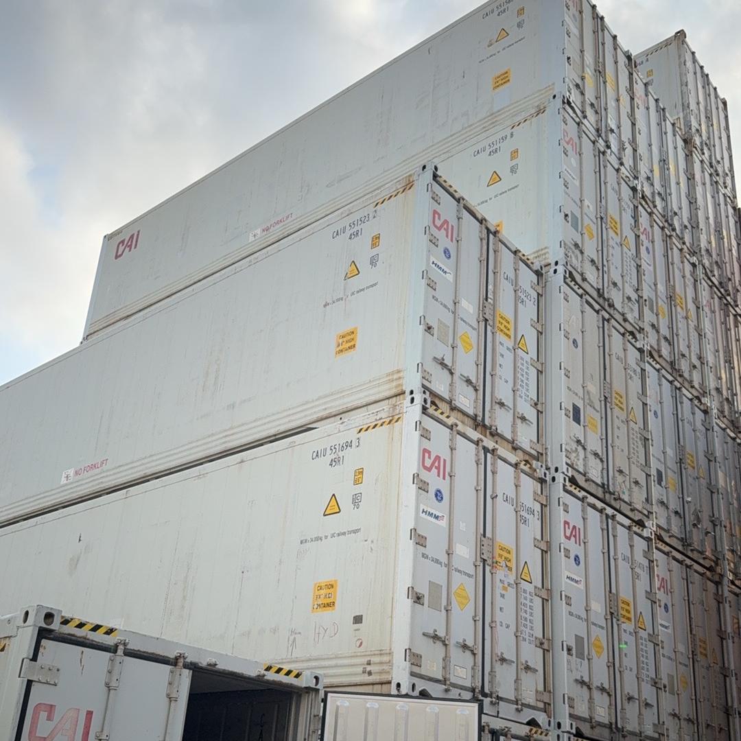 集装箱冷库 冷藏集装箱 青岛广日丰堆场