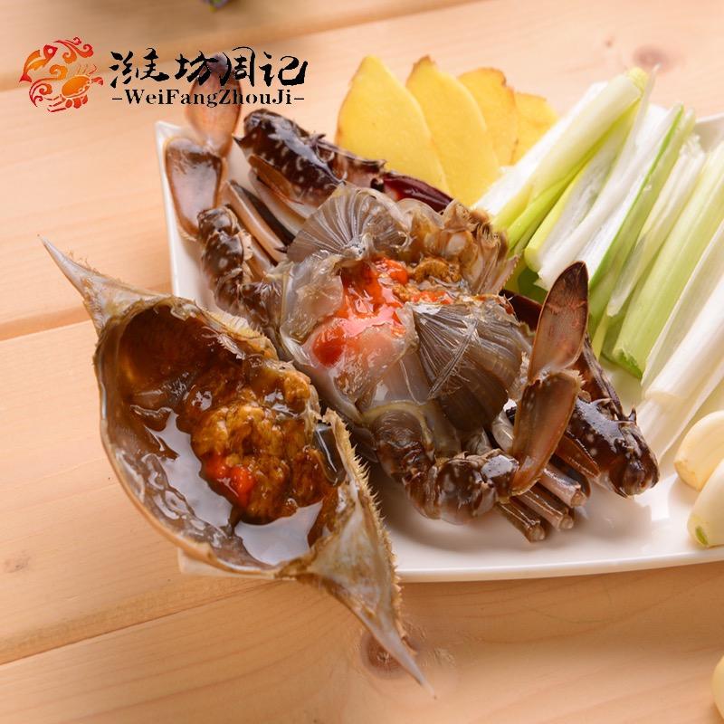 潍坊周记咸蟹子