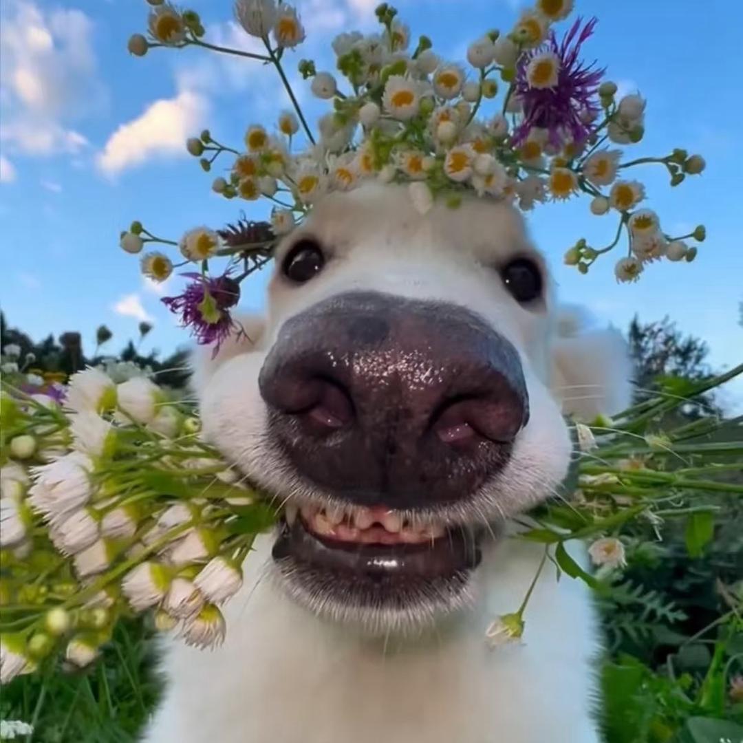 只会比✌️的傻狗