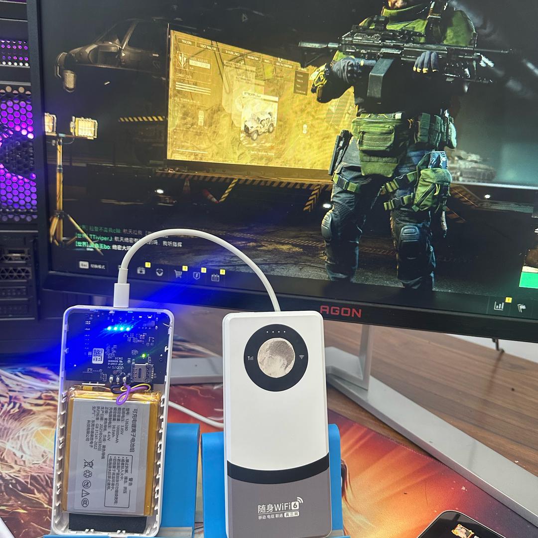 随身WIFI链接电脑打游戏