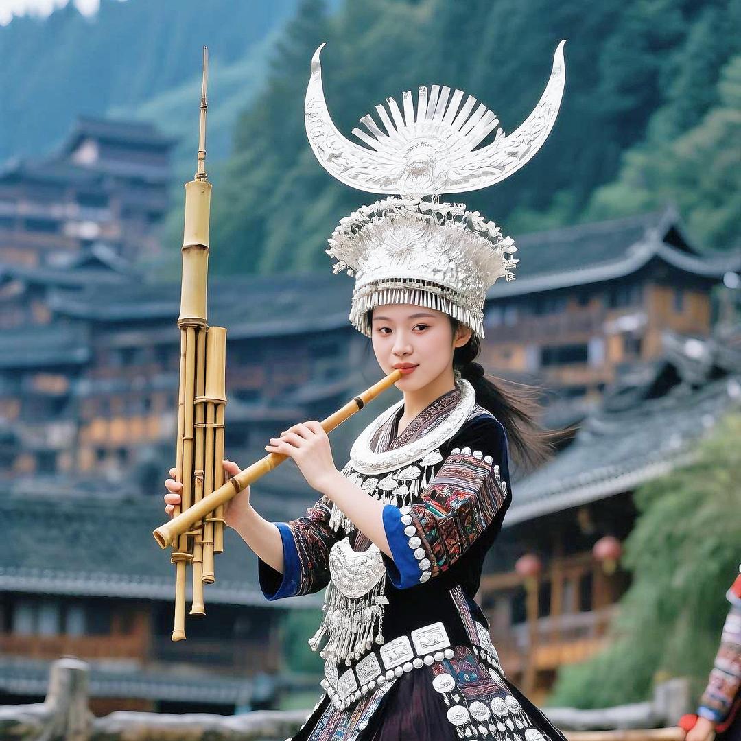 农村苗族阿妹