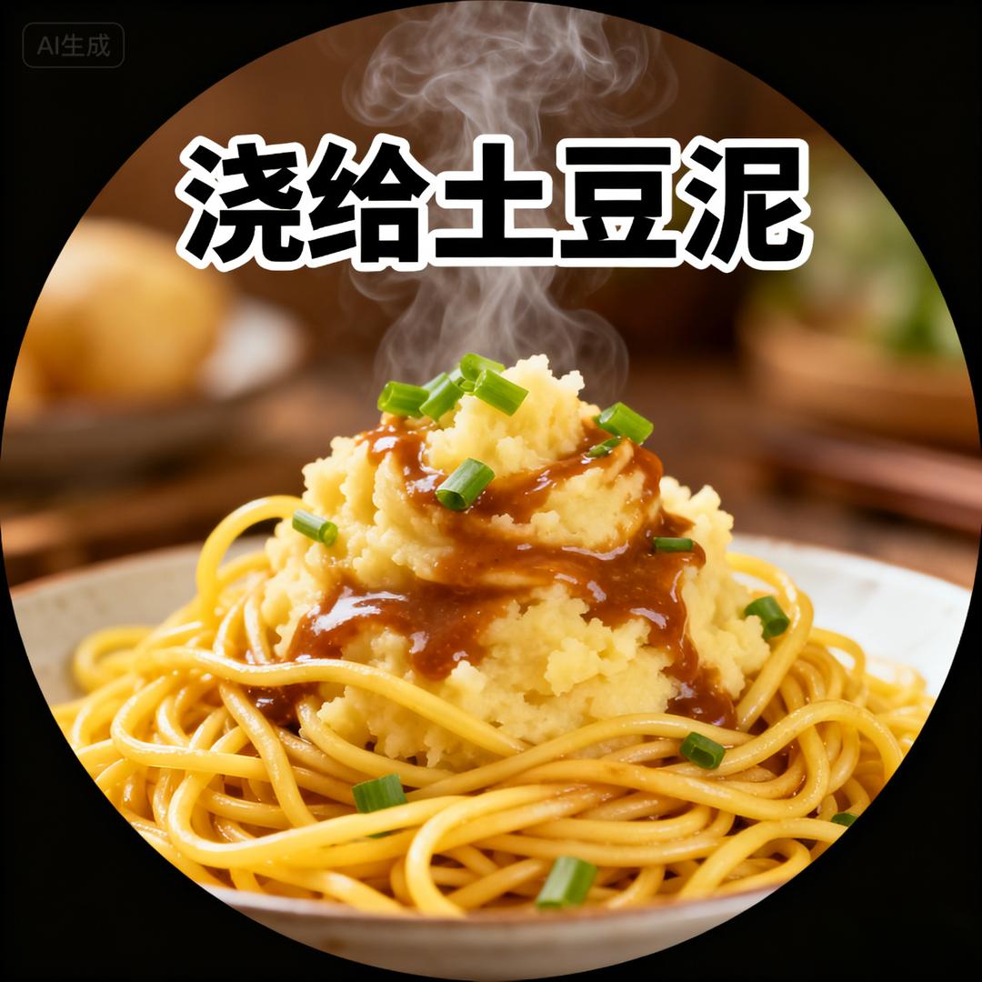 浇给土豆泥