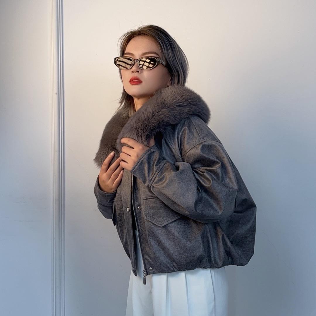 YIMEIXUE轻奢皮草羽绒服