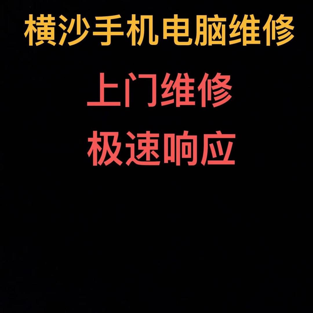 广州金沙洲横沙手机电脑维修上门