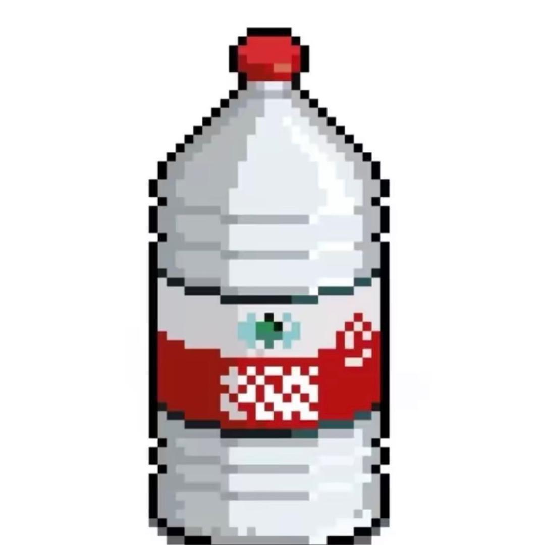 高冷的矿泉水瓶