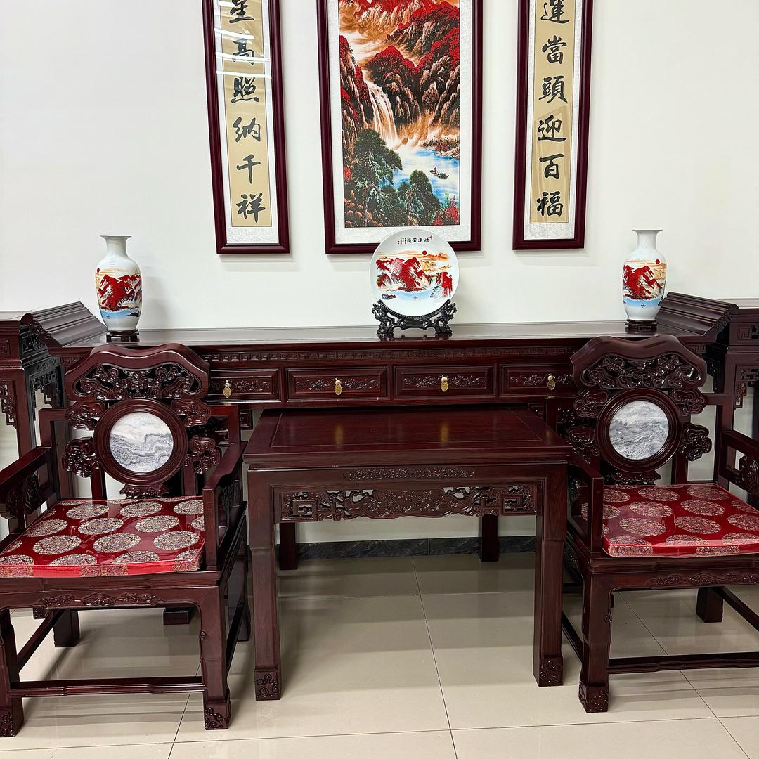 森启老榆木家具