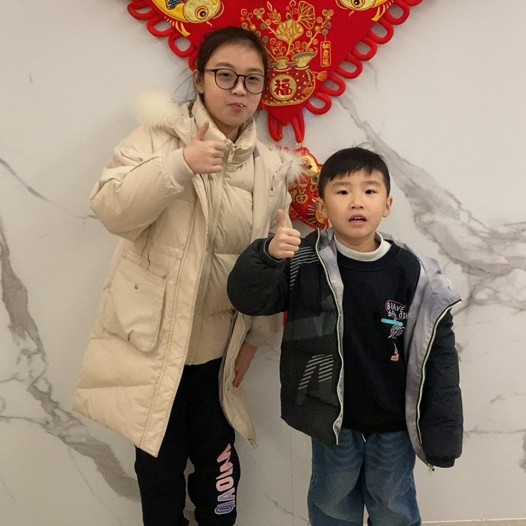 糖糖，骞骞，爷爷