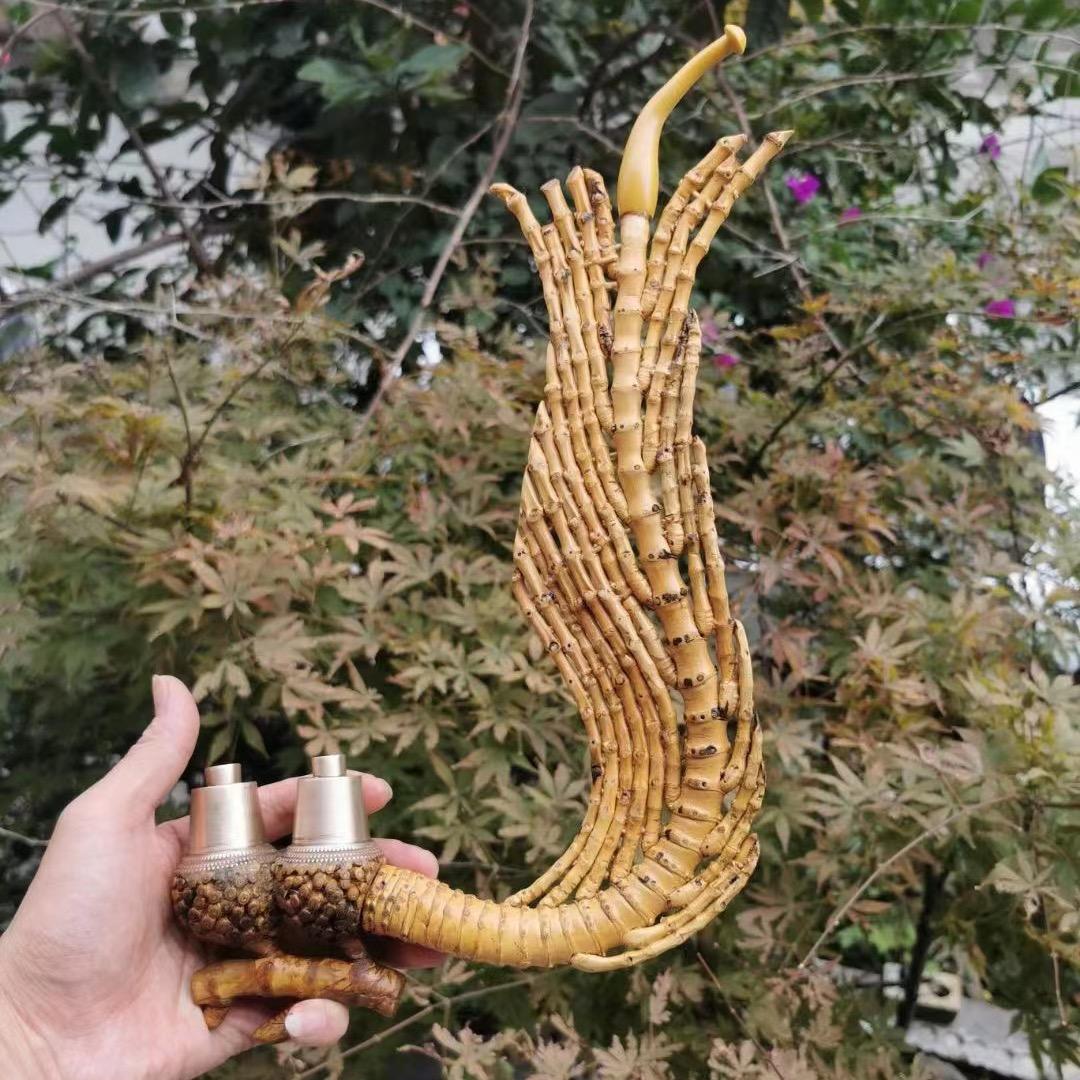 青竹竹根雕刻
