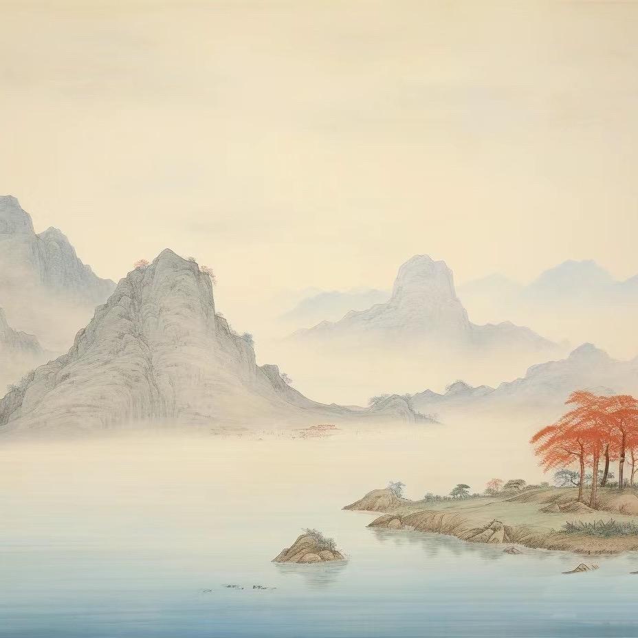 远山书法