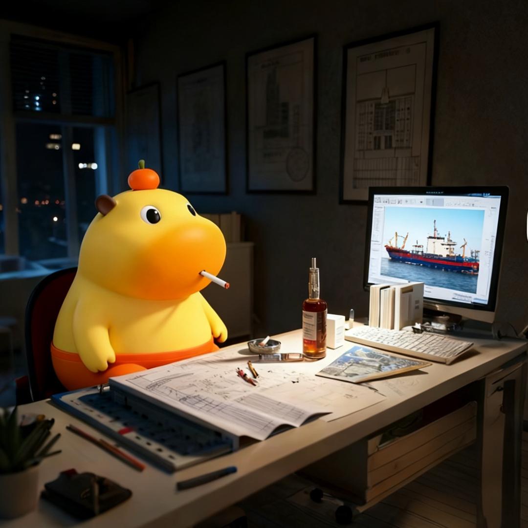 图纸画到头发稀疏