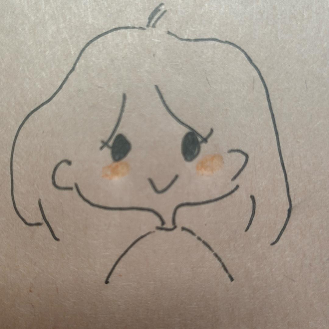 白发带花墙外人头像