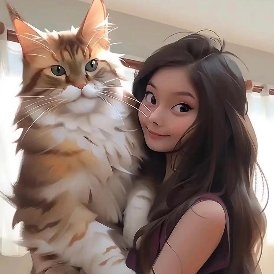 暖暖家的缅因猫