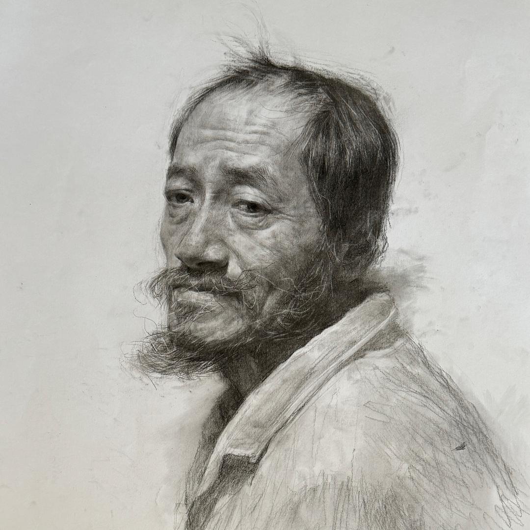 兰天美术李老师