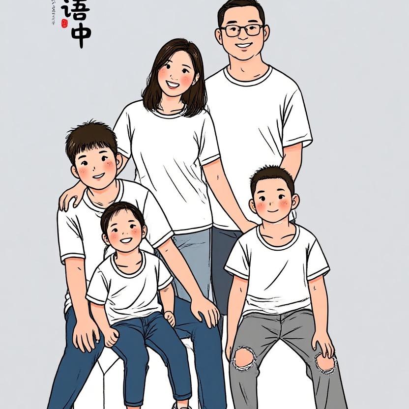 媛妈幸福一家人