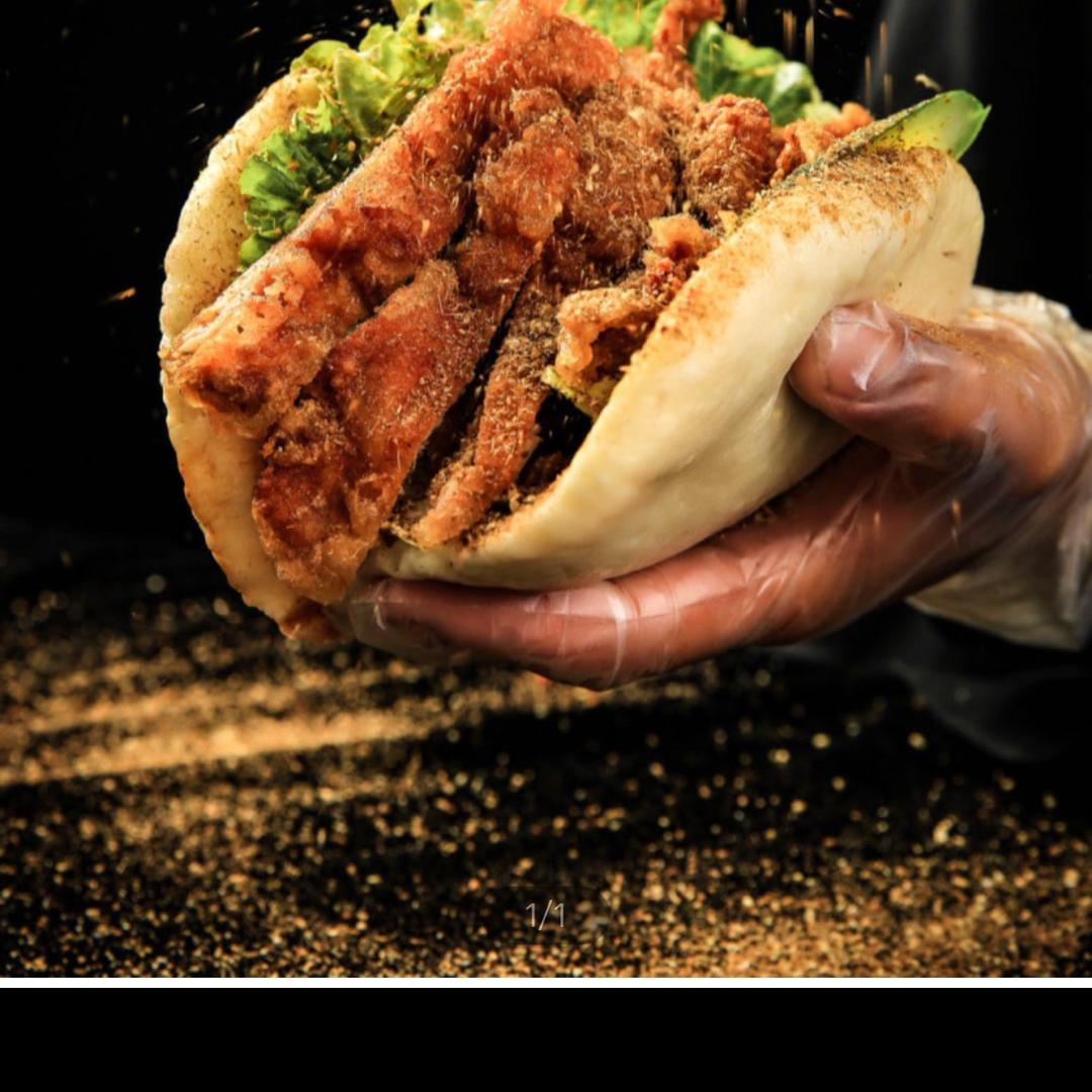 西安·环联大鹏炸鸡馍·何家营师范大学摆摊