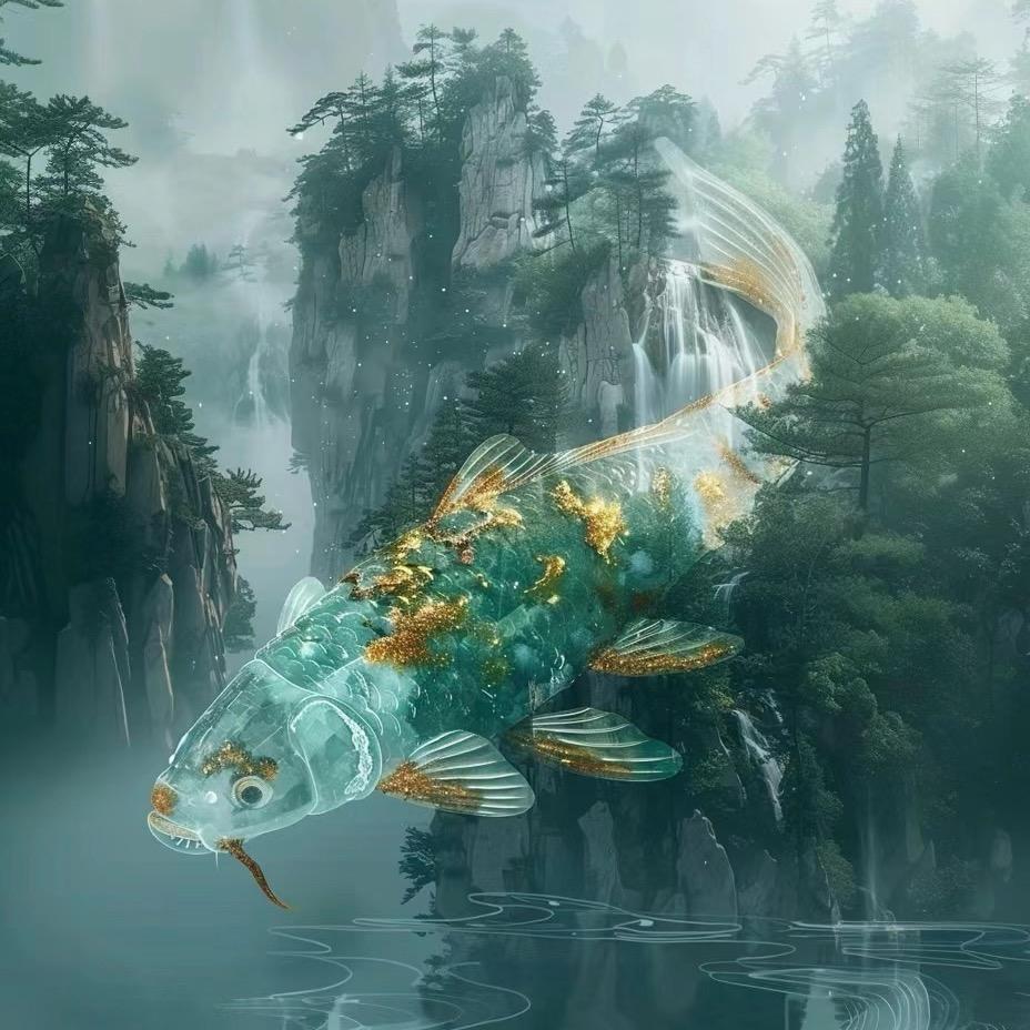 春江水生态鱼缸造景
