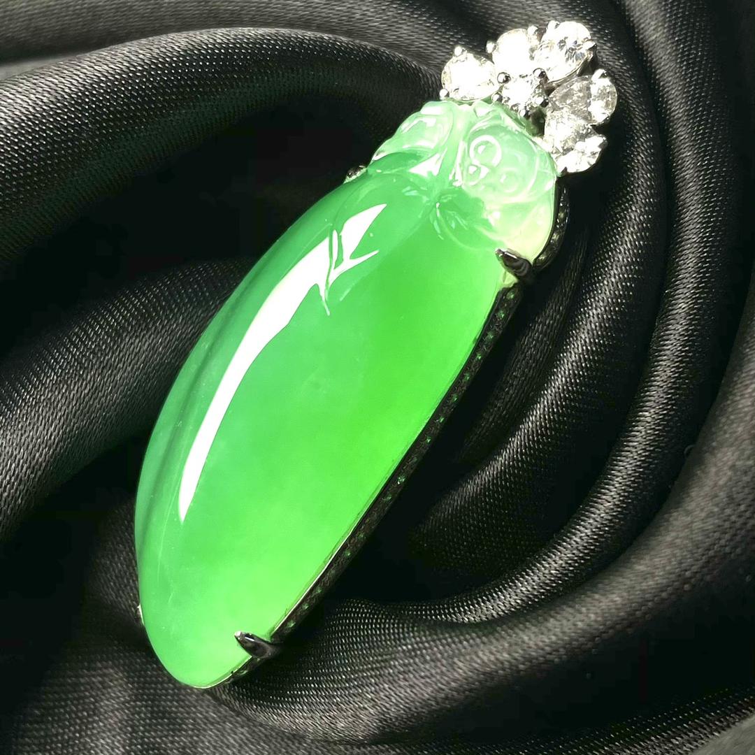 华石璞艺满色翡翠