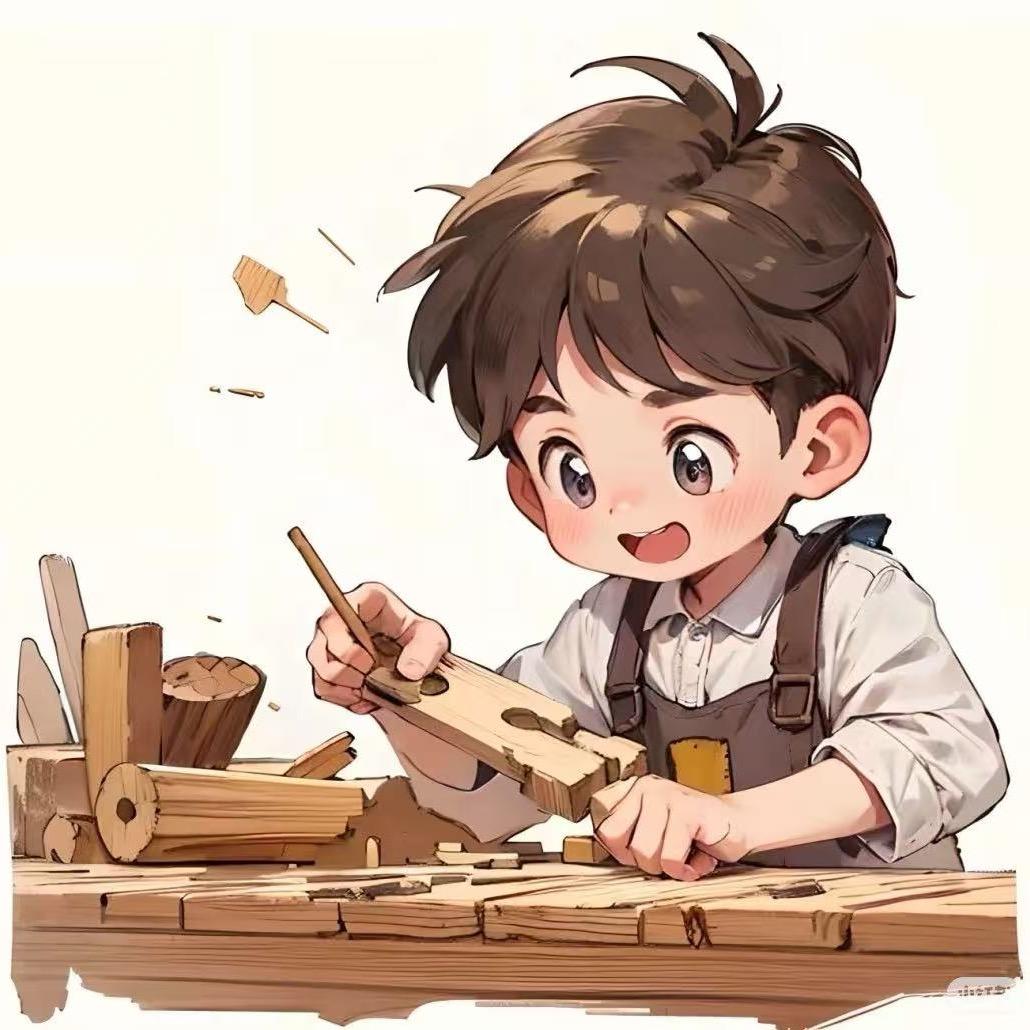 一个年轻的老木工
