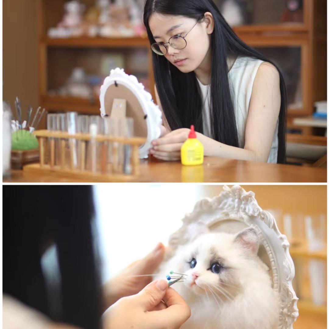 小熊猫羊毛毡