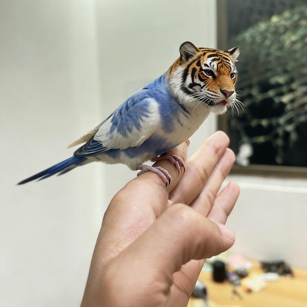 严老表训鸟（虎皮鹦鹉版）