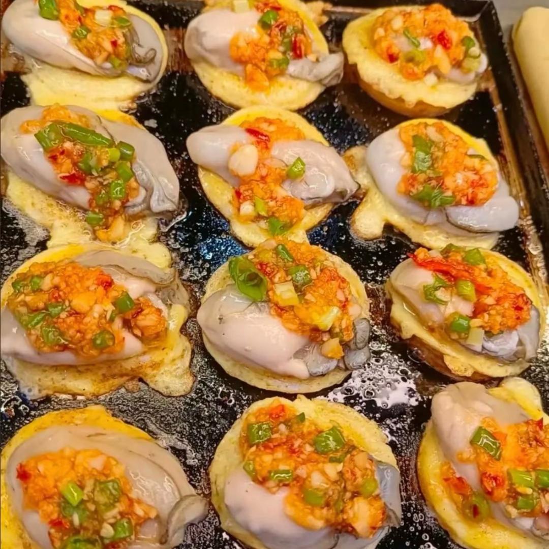 强哥美食～蚝蛋烧