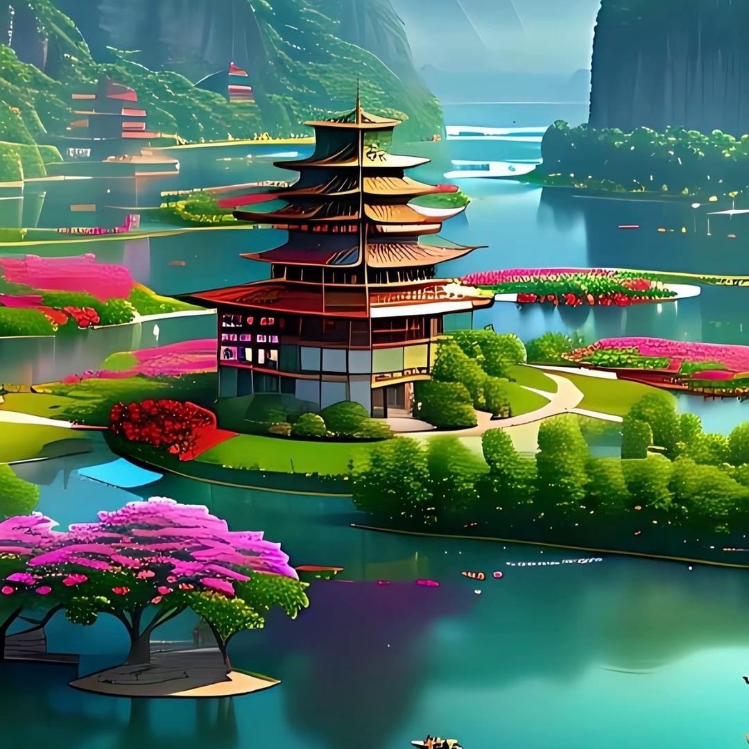 云栖一景