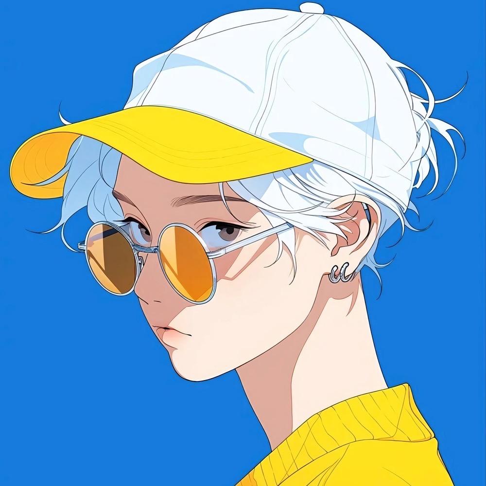 @懒～