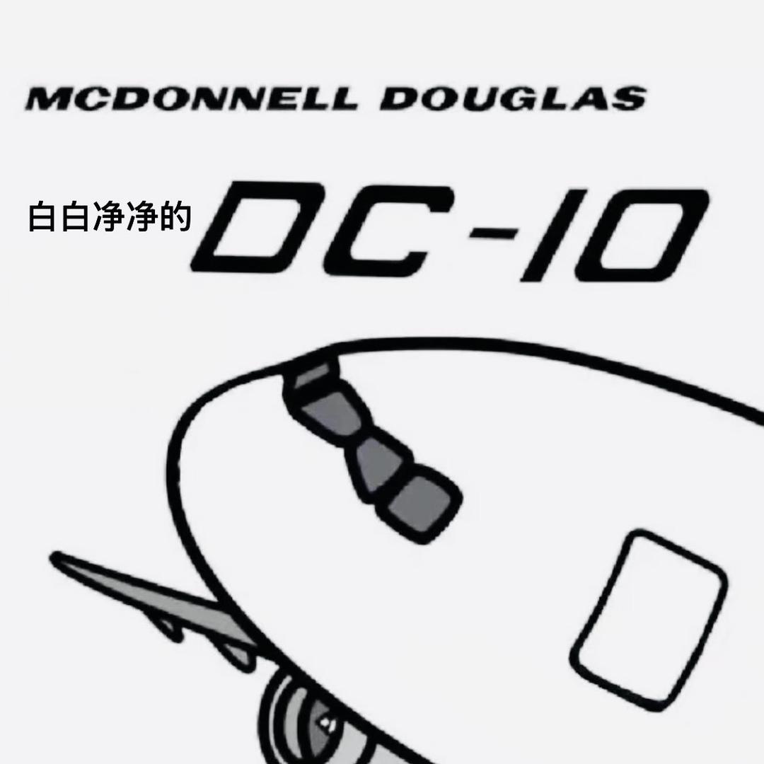 一只白白净净的DC10  .