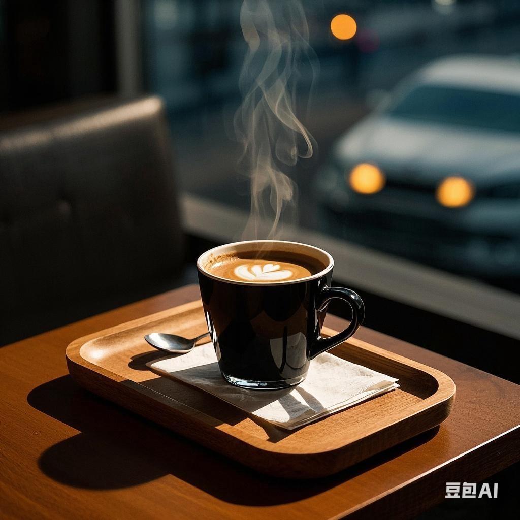 深夜的咖啡☕️