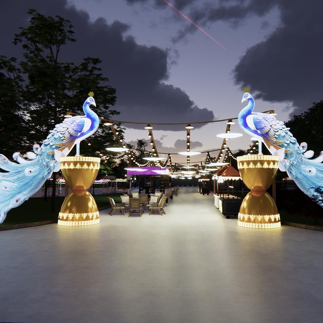 梁河金塔夜市