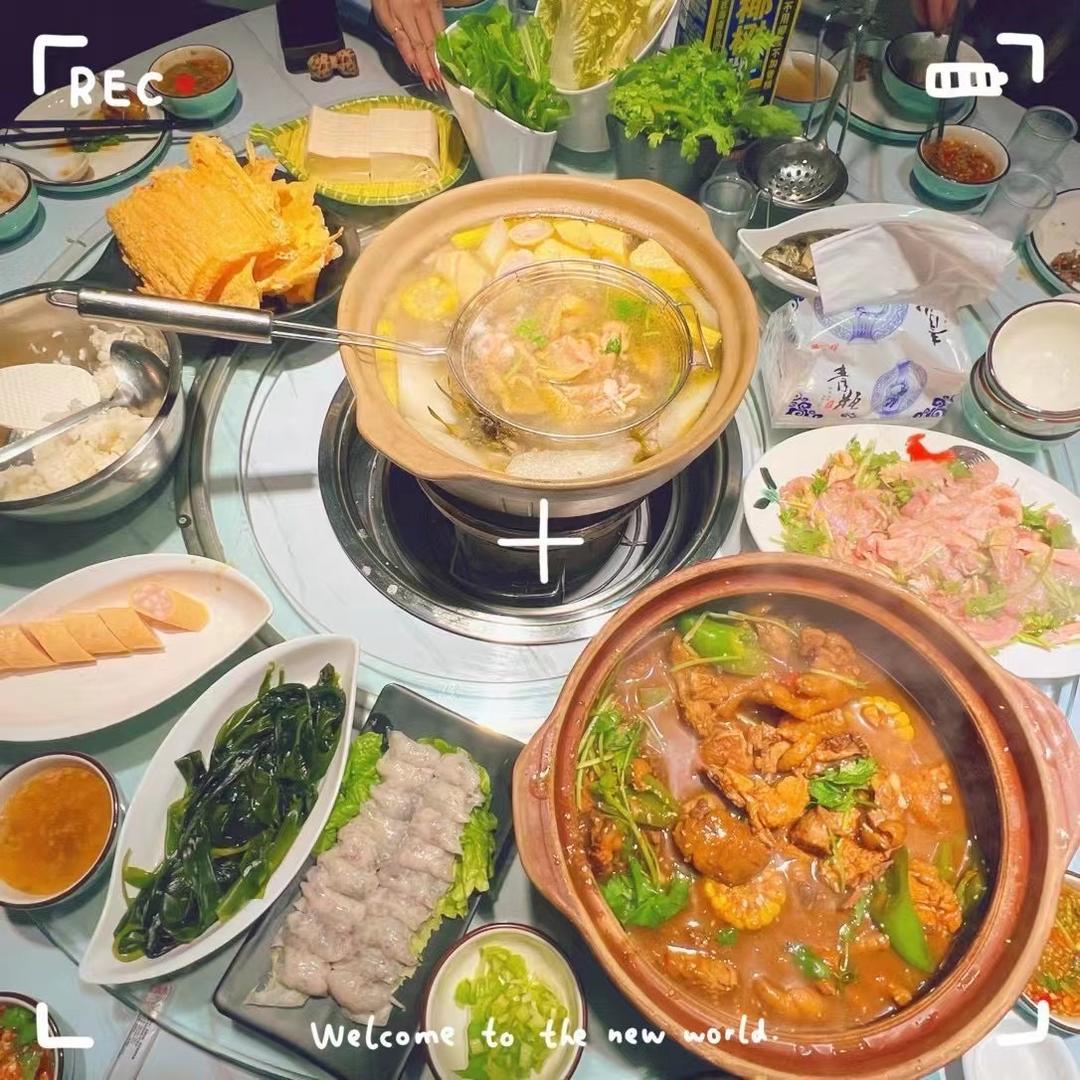 人生蚝迈🦪&炭炉鸡煲火锅🍲自家养鸡鸭