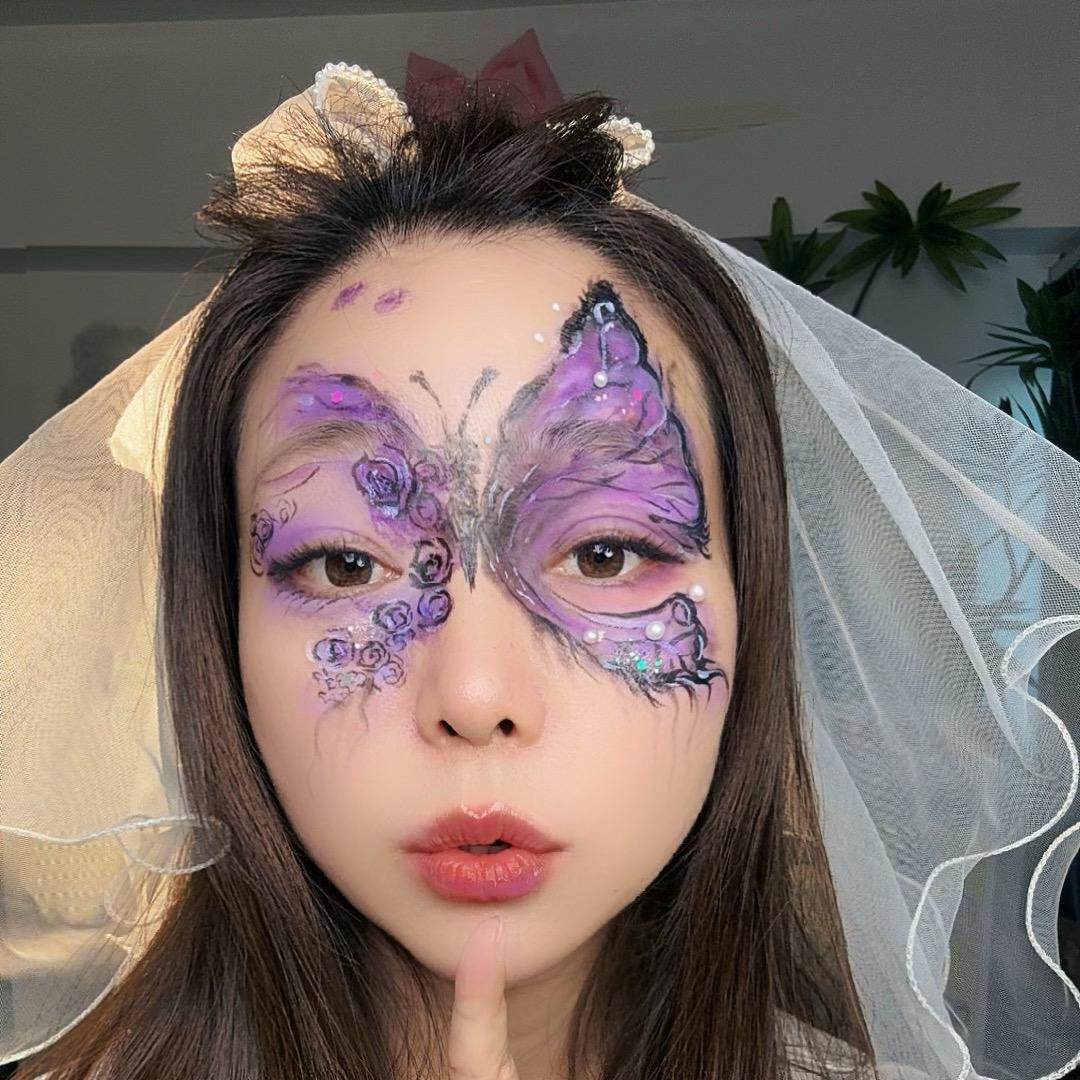 布布面部彩绘彩妆