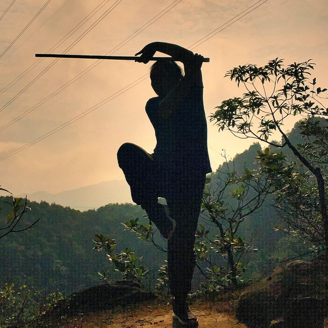 妙渺爱练武