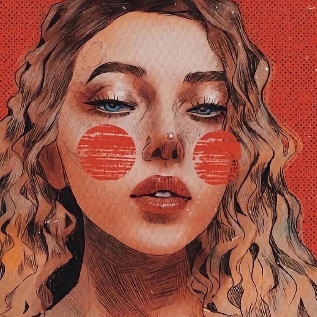 Luna 在画画