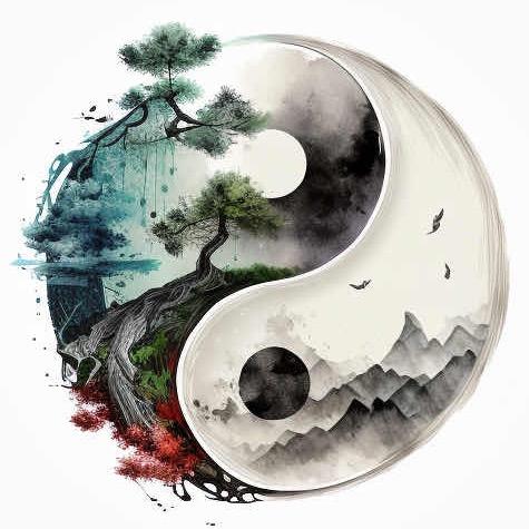 中式国风山水