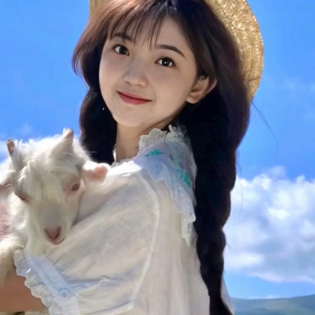 捉泥鳅的小女孩