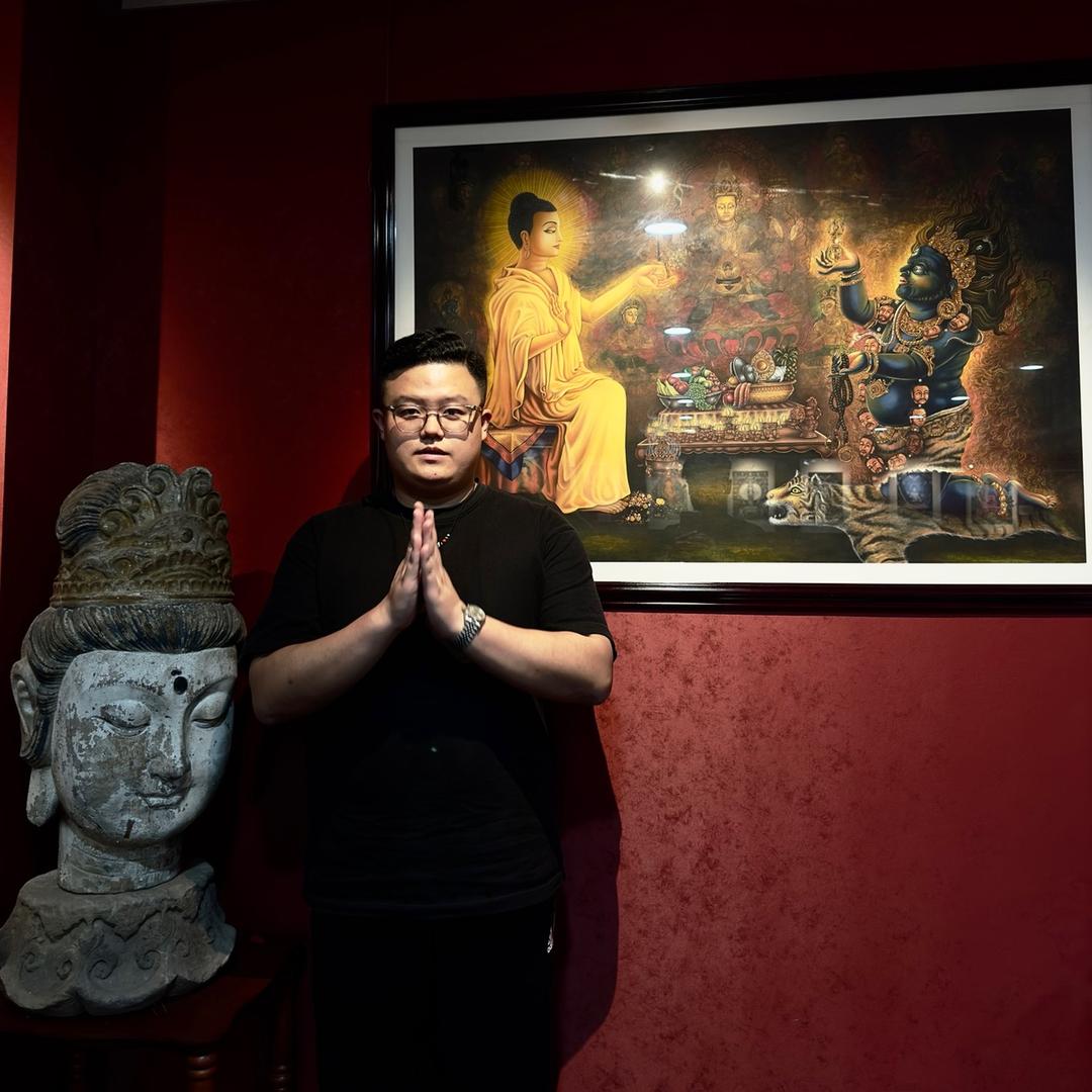 能盘唐卡艺术馆·小张纯手绘