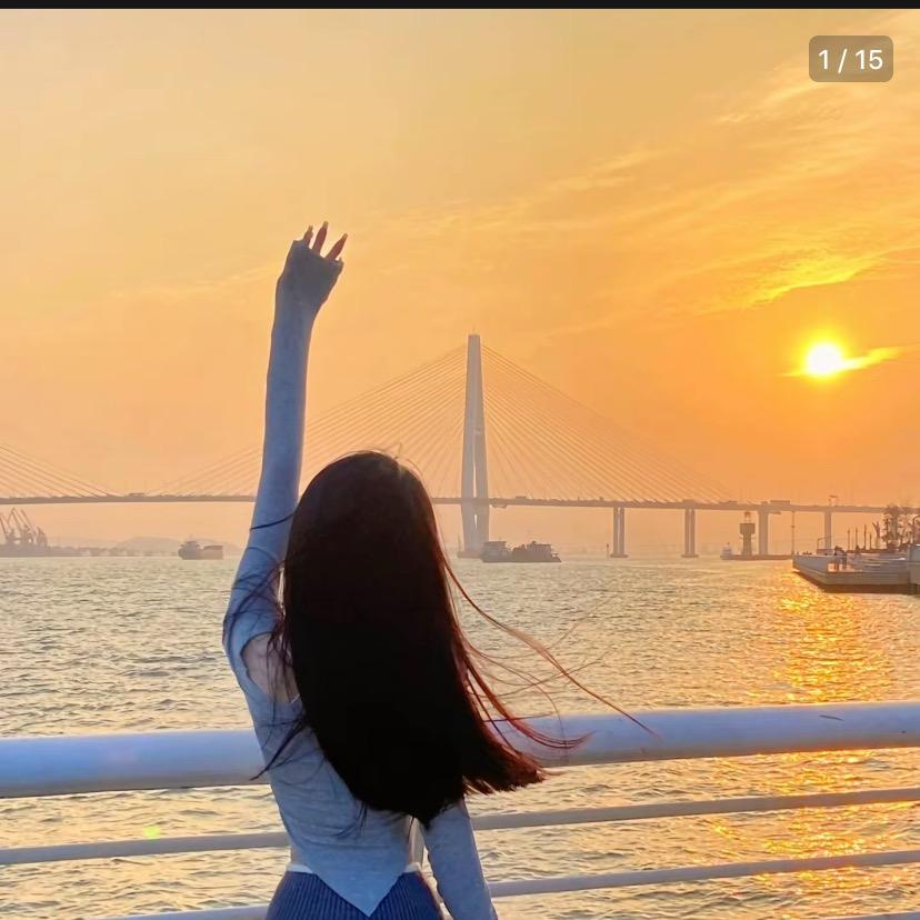海边落日