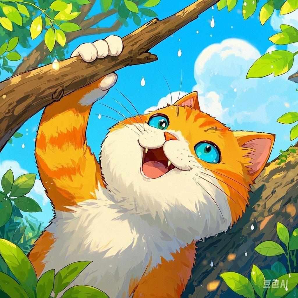 趴着的猫