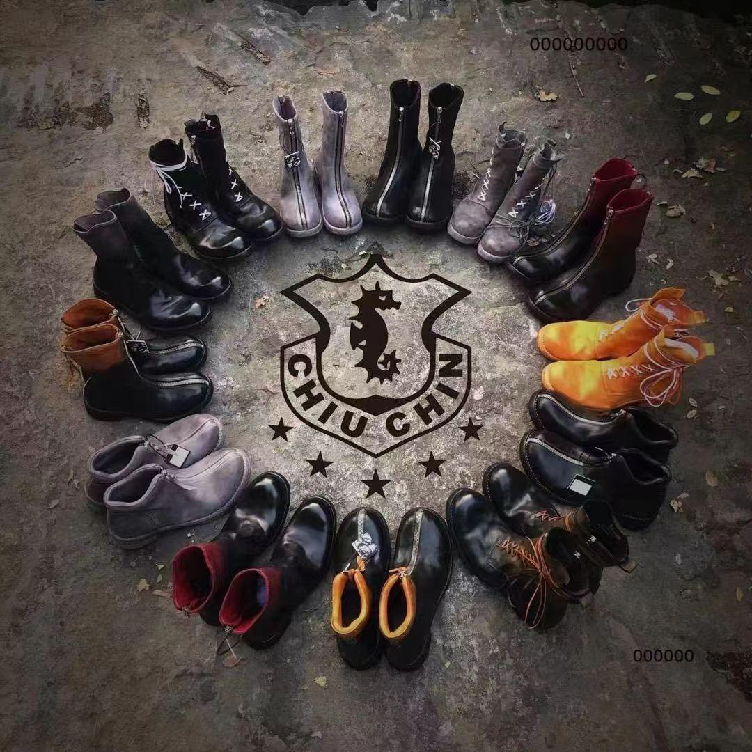 广州海马皇手工男鞋
