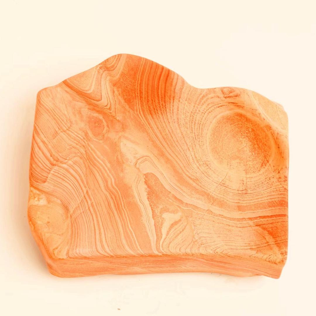 青州黑山红丝石