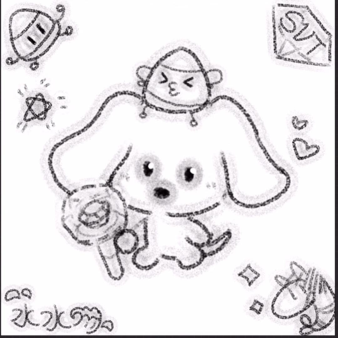 水᳐水馬立青᳐ ੭ﾞ（金珉奎對視飛吻版）