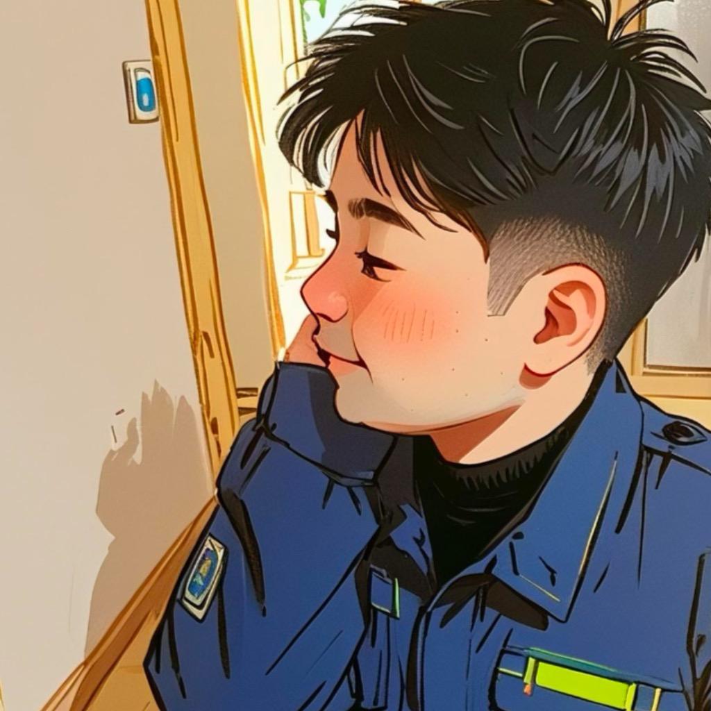 蓝白