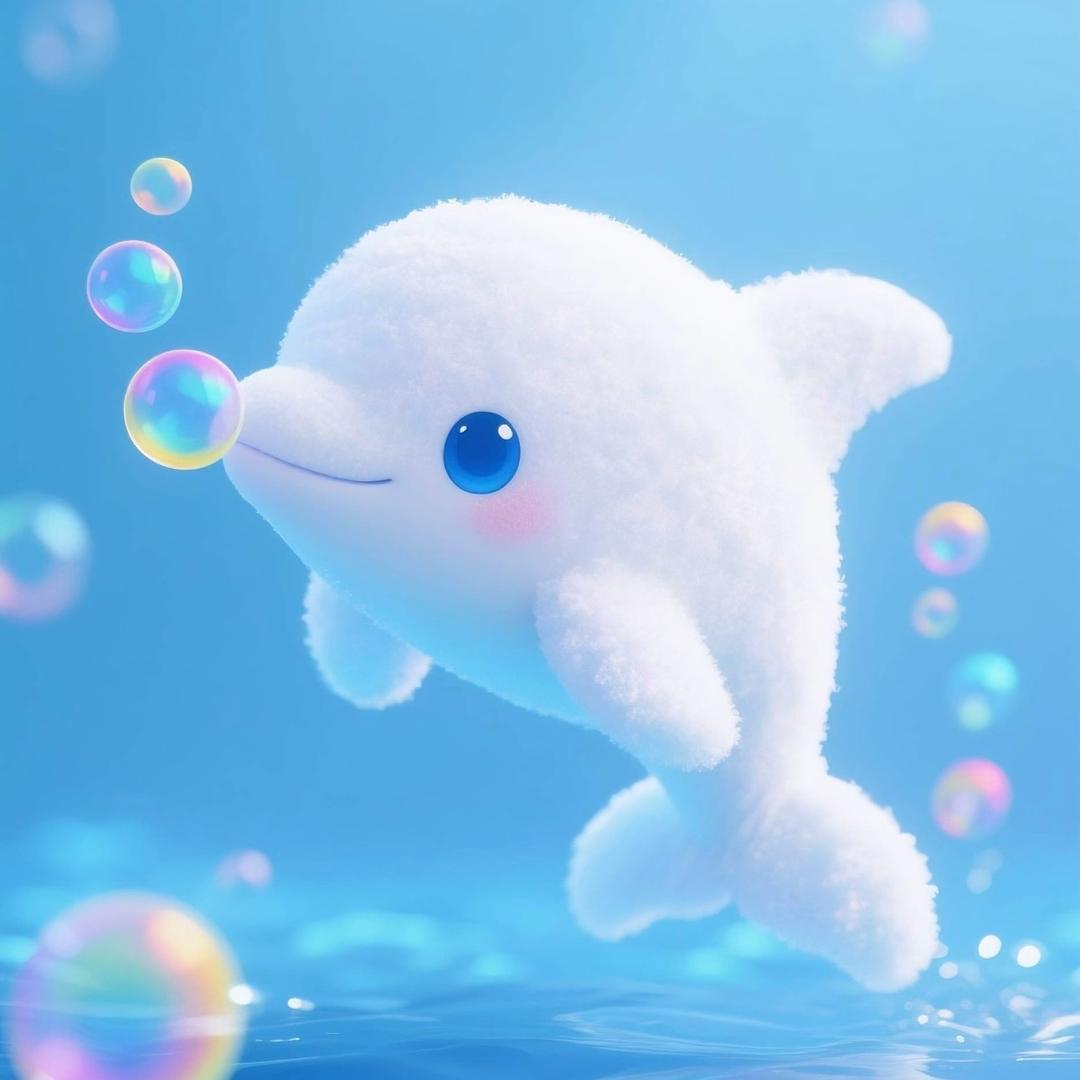 一只小海豚🐬