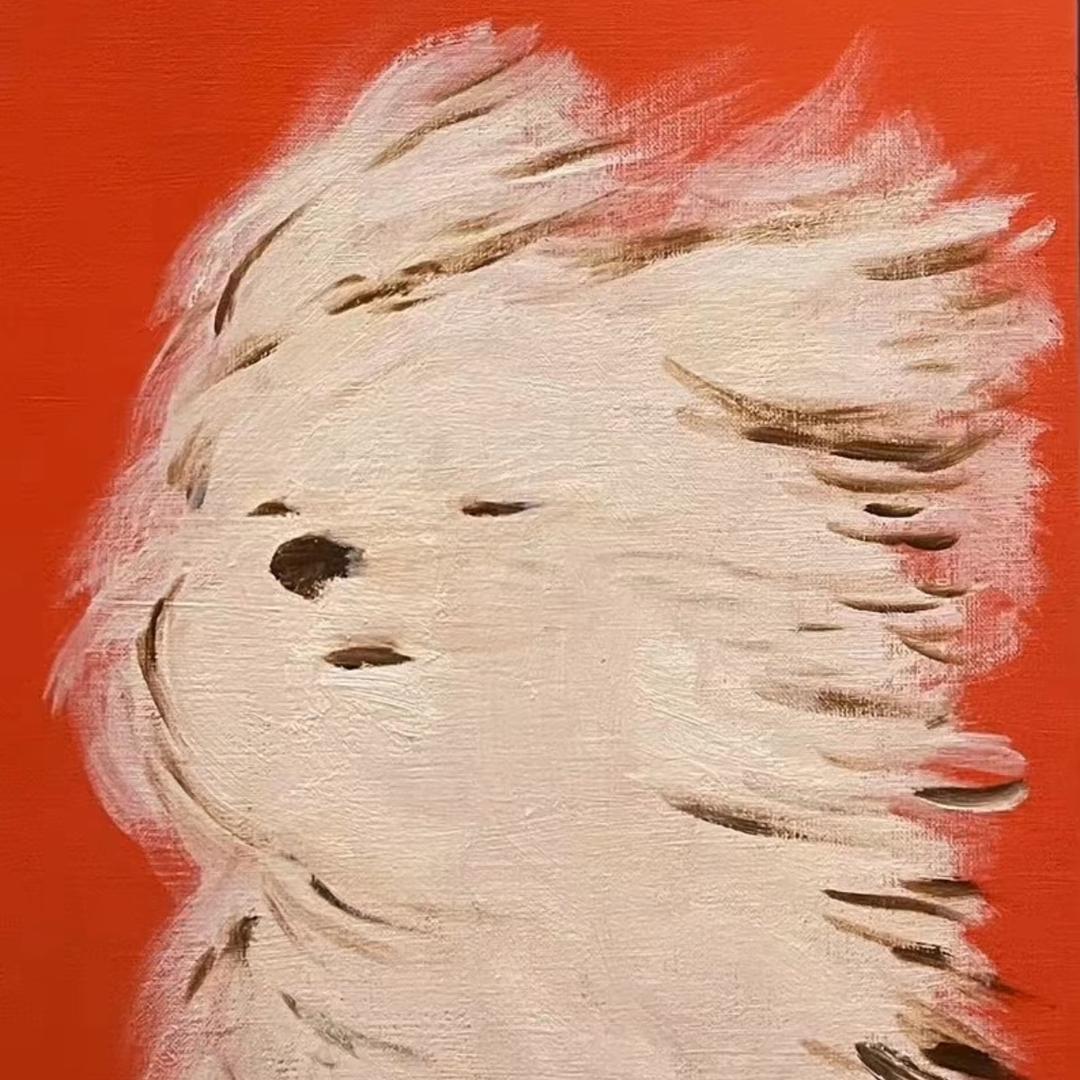 潦草小狗潮玩冰箱贴