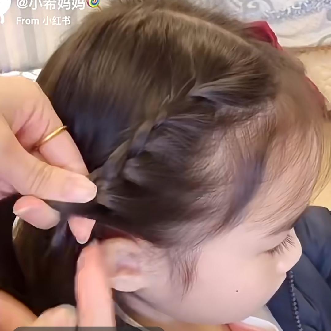 桃子儿童编发