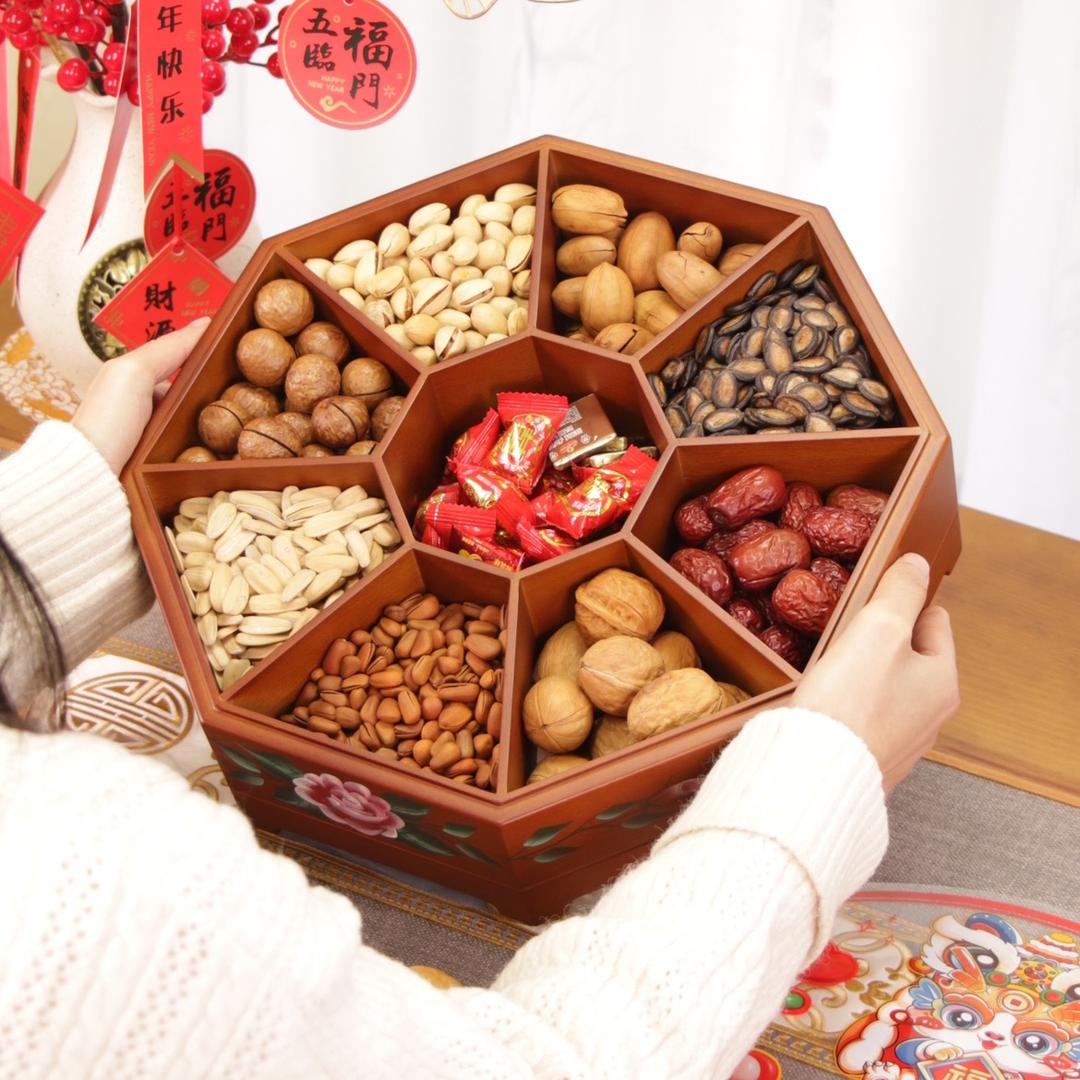珍藏爱家居实木干果盘