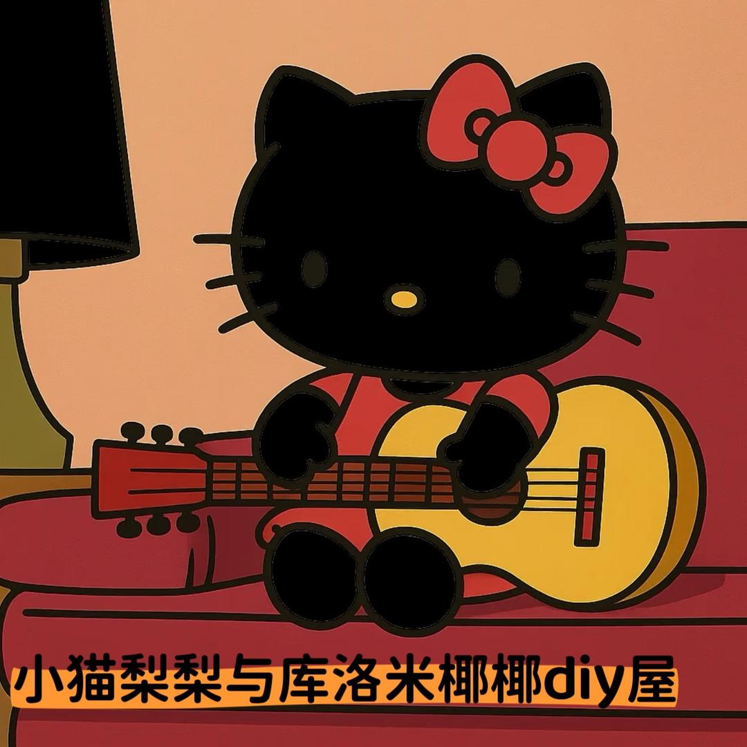 小猫梨梨与库洛米椰椰diy屋