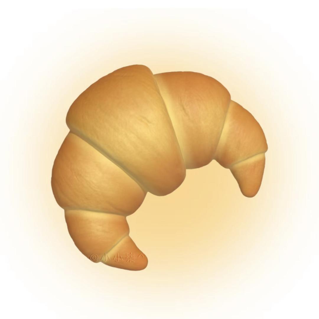 伤心牛角包