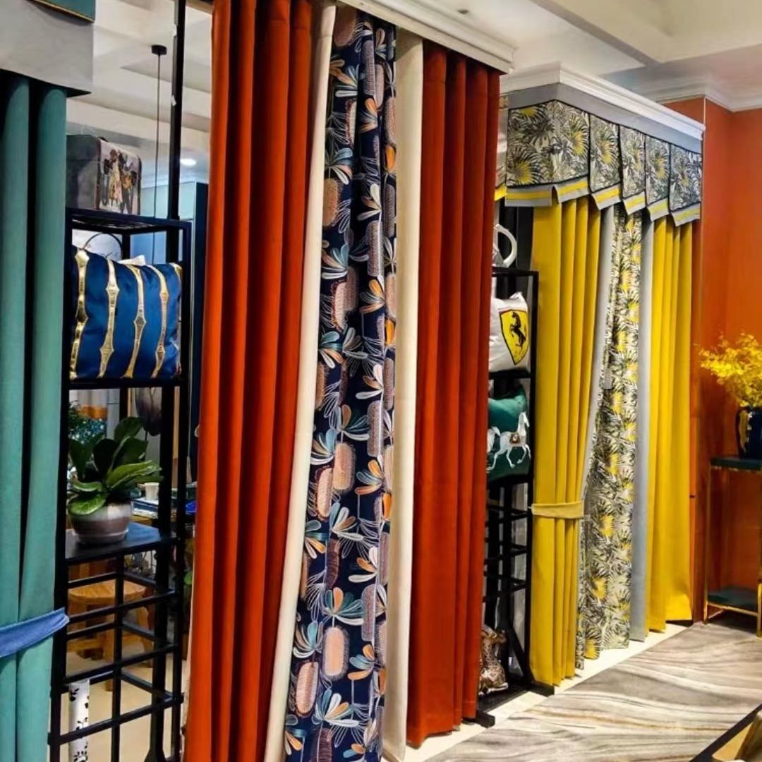 柯桥成品窗帘源头工厂